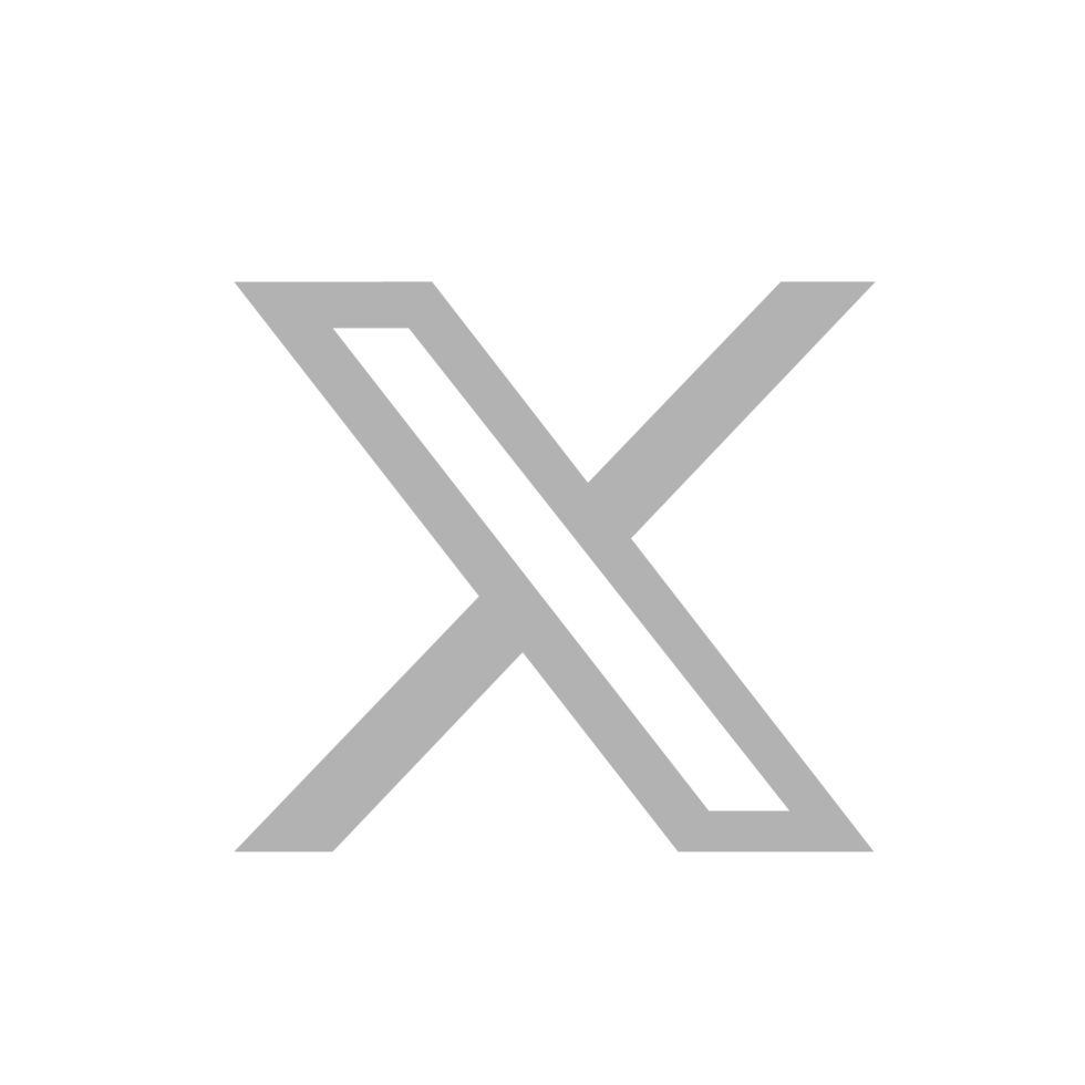 X (formerly Twitter) social media icon